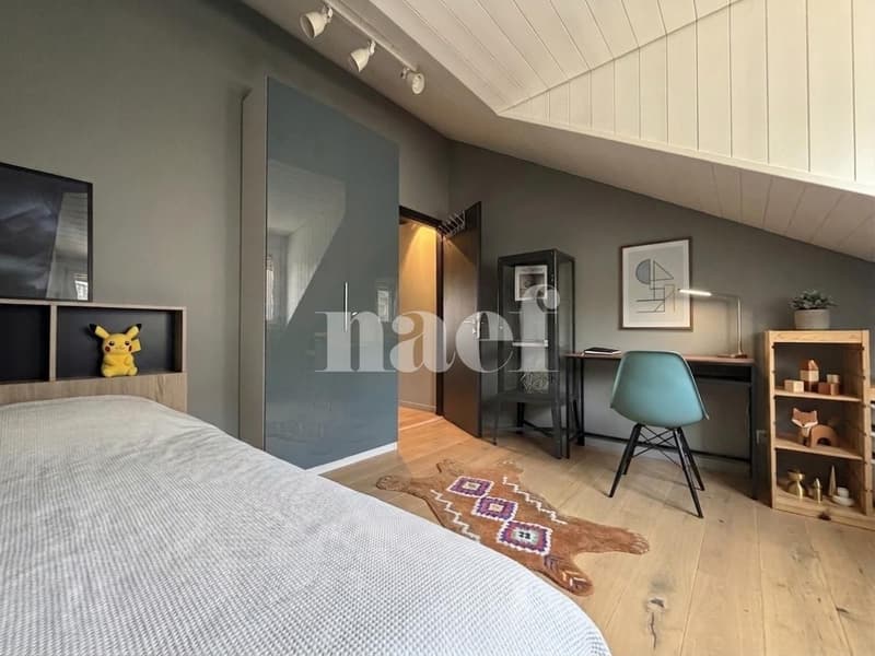 Spacieux duplex de 4.5 pièces d'environ 148 m² à Founex  Vue dégagée sur le lac et les montagnes (5)