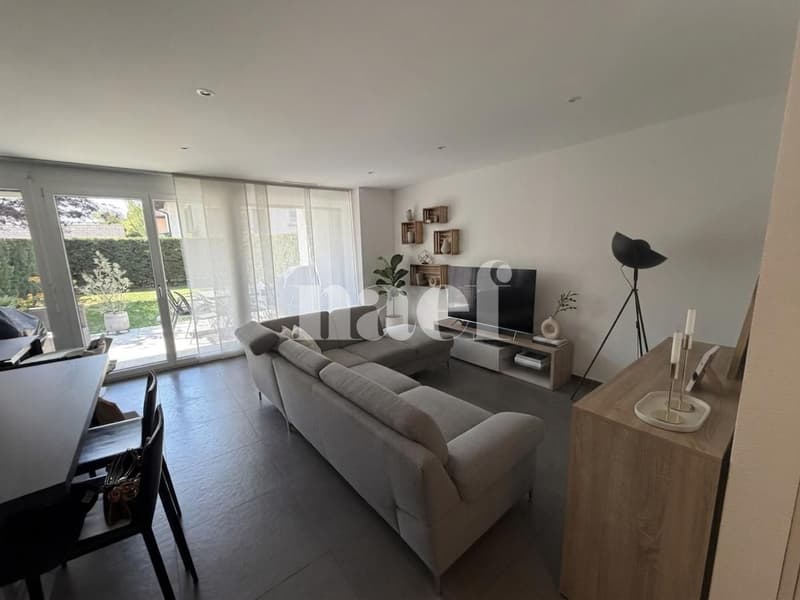 Bel appartement traversant de 3.5 pièces au rez-de-chaussée avec terrasse et jardin (3)