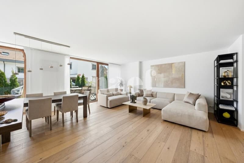 Lumineux et moderne appartement de 3.5 pièces au rez avec grande terrasse (5)