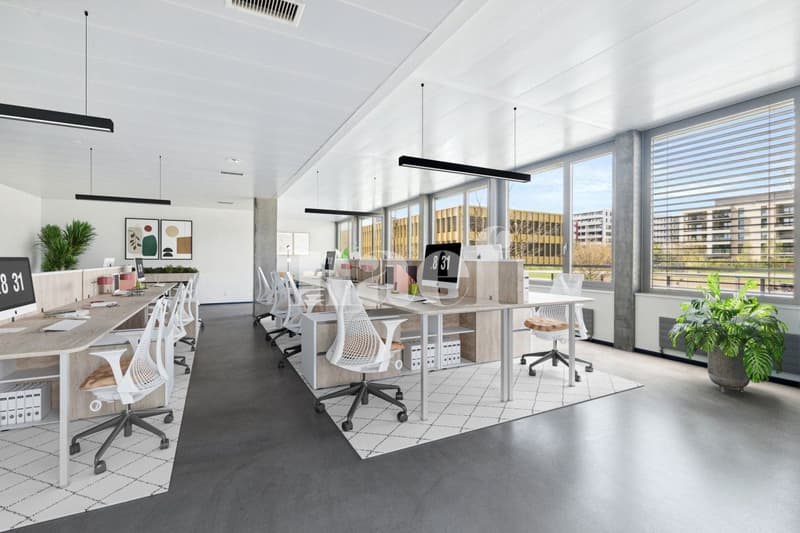 Précossy - Etage complet d'env. 838m2 au 1er étage divisée en plusieurs bureau (2)