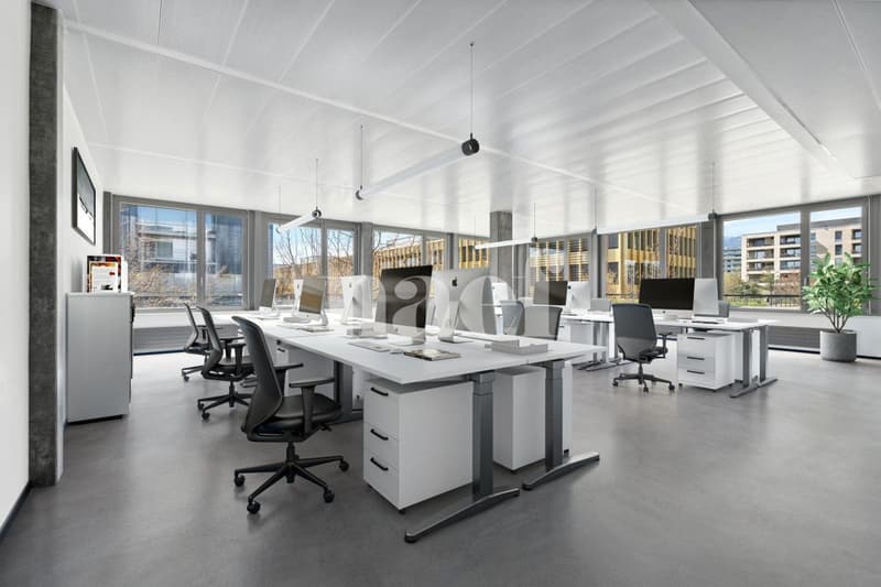 Précossy - Etage complet d'env. 838m2 au 1er étage divisée en plusieurs bureau (3)