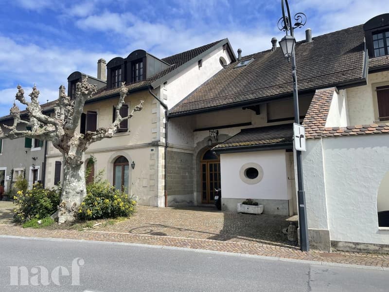 Centre de Founex - Charmant appartement de 6 pièces en duplex au 2ème étage avec cheminée et balcon (12)