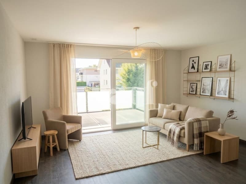 Bel appartement de 3.5 pièces au 1er étage avec terrasse (4)