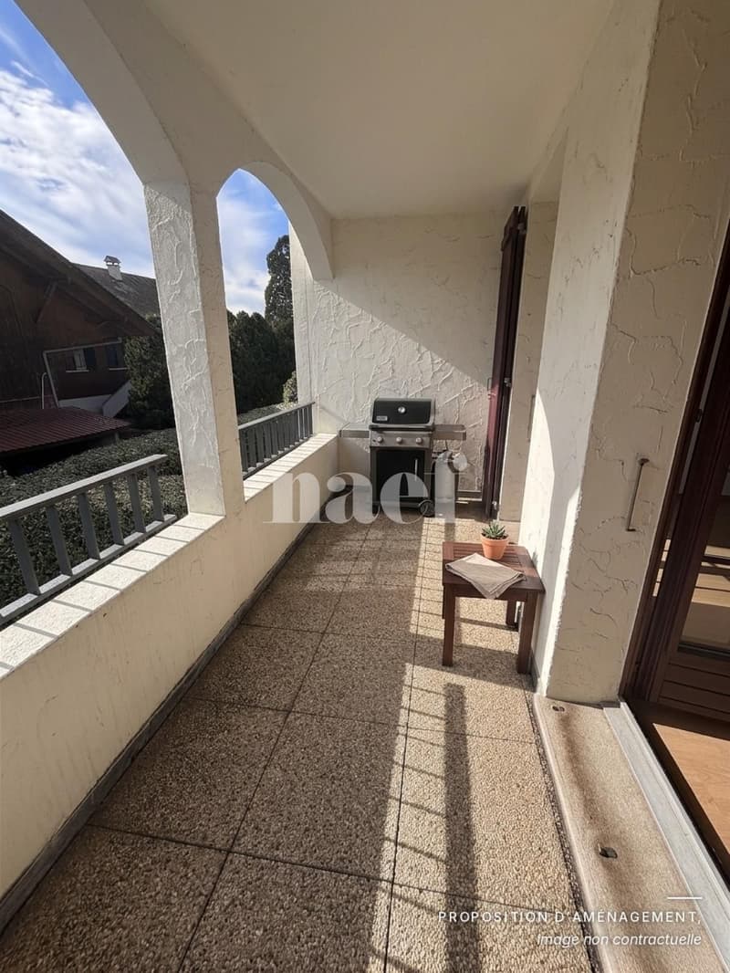 Appartement de 4 pièces au 1er étages avec balcons échappée sur le lac (7)