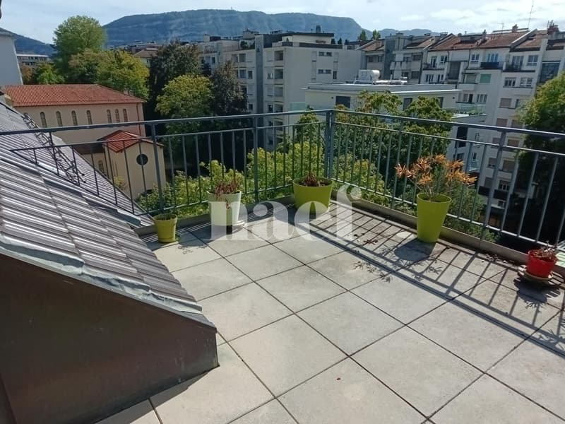 Magnifique attique avec terrasse au pied du parc Bertrand (8)