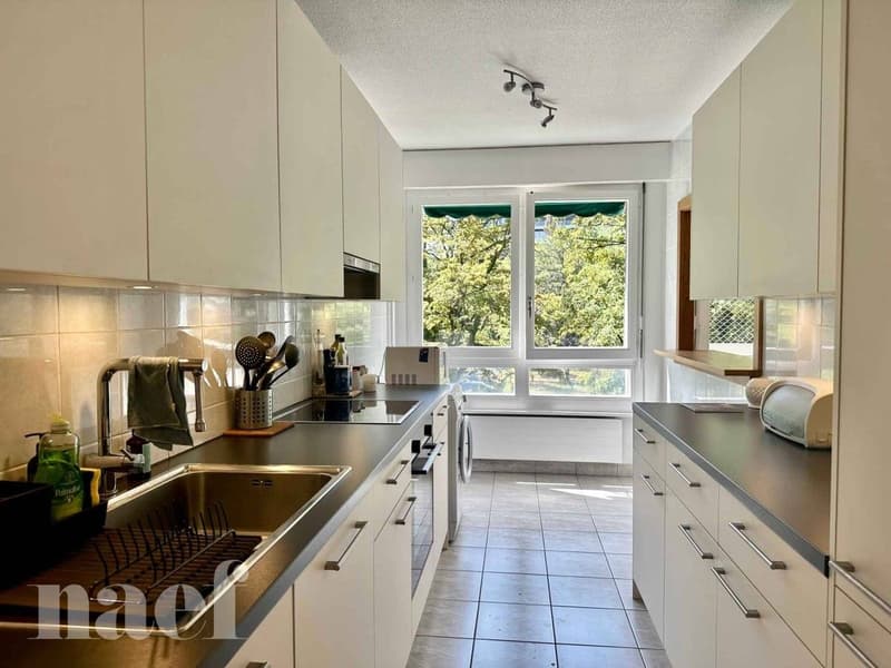 4 pièces de 95 m² avec 2 balcons à louer Florissant / Malagnou, Genève (6)