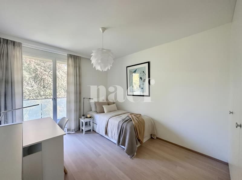 Appartement 4 pièces à louer à Carouge Lumineux et traversant avec terrasse, balcon et box (9)
