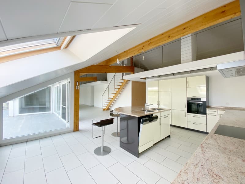 APPARTEMENT ATTIQUE AVEC TERRASSE IDEALEMENT SITUE A ORBE ! (4)
