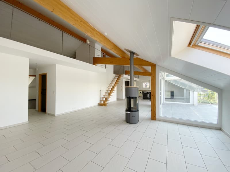 APPARTEMENT ATTIQUE AVEC TERRASSE IDEALEMENT SITUE A ORBE ! (6)
