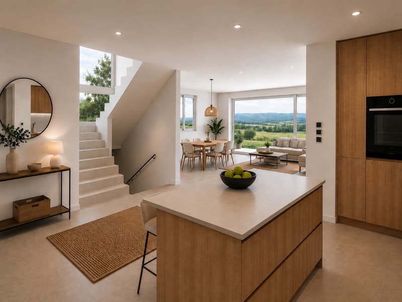 Livraison imminente ! Votre villa familiale idéale aux volumes exceptionnels, aux portes de Lausanne. (4)