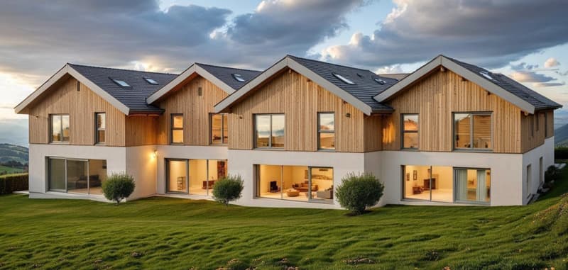NOUVEAU PROJET DE 6 VILLAS FAMILIALES À THIERRENS AVEC JARDINS ! (8)