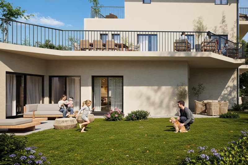 EXCLUSIVITÉ - APPARTEMENT AVEC JARDIN AUX VOLUMES EXCEPTIONNELS (1)