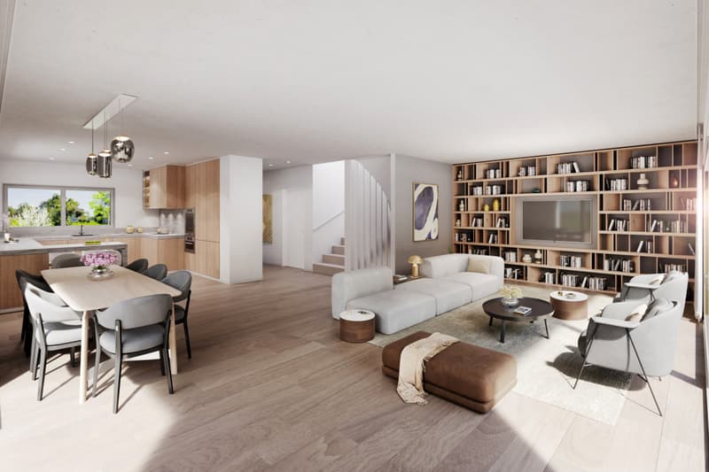NOUVEAU PROJET DE 6 VILLAS FAMILIALES À THIERRENS AVEC JARDINS ! (5)