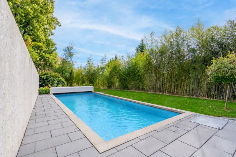 UNIQUE - Villa d'architecte individuelle avec piscine au Mont-sur-Lausanne (10)