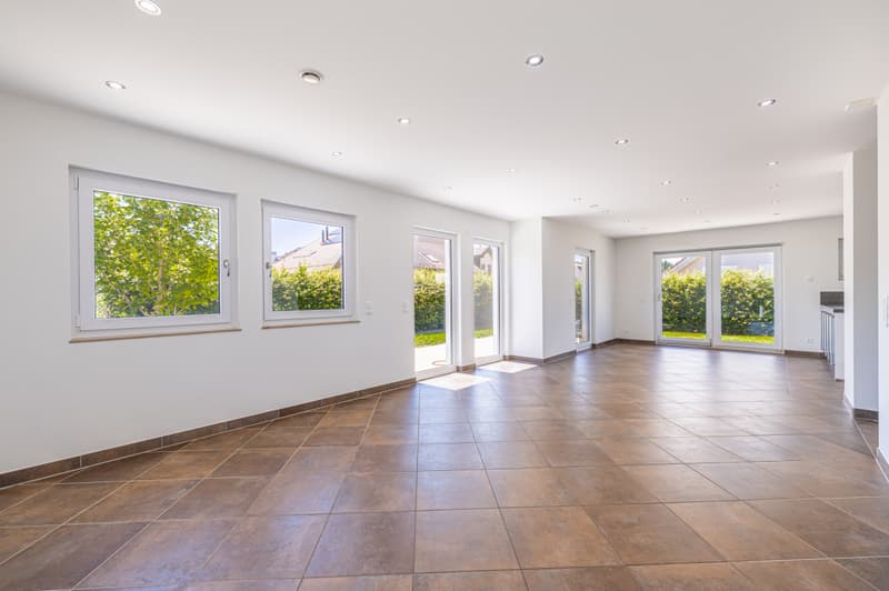 Exclusivité Proximmo - Villa individuelle Minergie 5.5 pièces à Bavois avec jardin, terrasse et garage double (2)