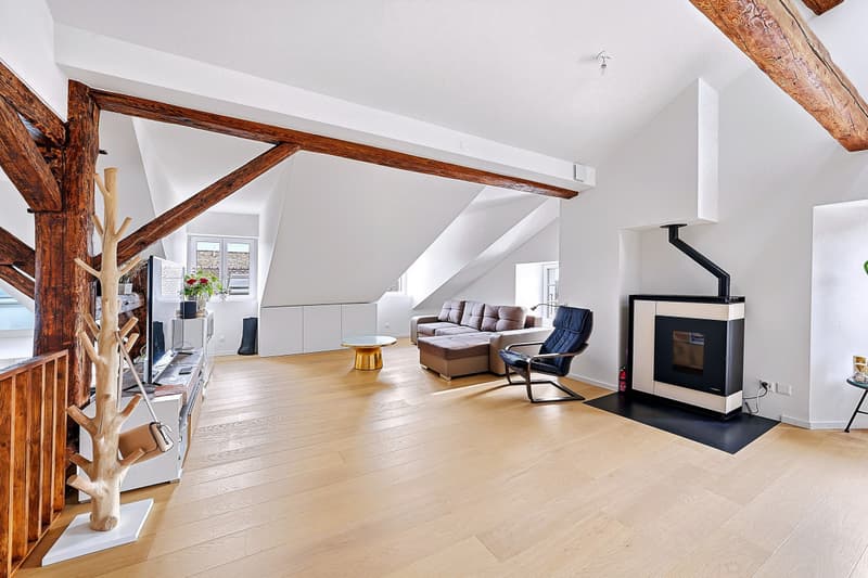 TRIPLEX DE CHARME RÉNOVÉ AVEC POUTRES APPARENTES (3)