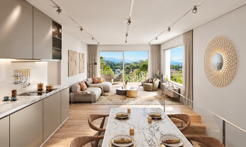 TOUR-DE-PEILZ | 107 m² au 1er étage avec terrasse & jardin (3)