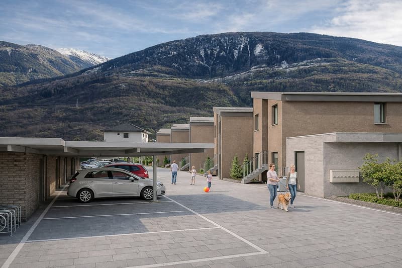 3.5 avec entrée indépendante – jardin privatif ou attique lumineux (3)
