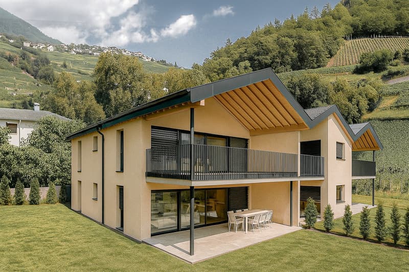 2.5 pièces avec terrasse et jardin privatif orientation plein sud (Vuisse, Savièse) (2)
