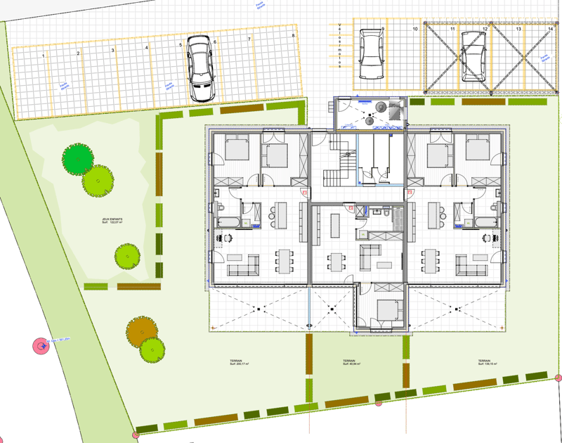 2.5 pièces avec terrasse et jardin privatif orientation plein sud (Vuisse, Savièse) (6)