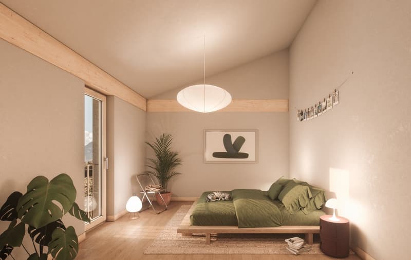 2.5 pièces avec terrasse et jardin privatif orientation plein sud (Vuisse, Savièse) (2)