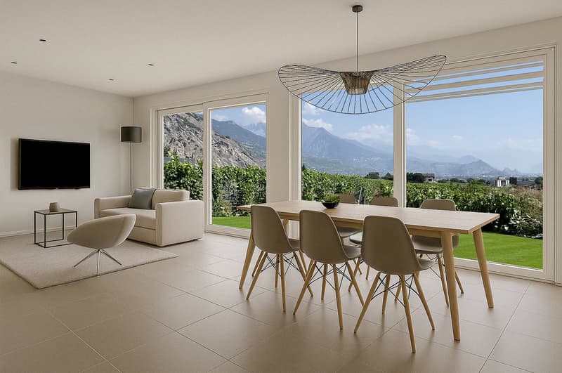 Travaux en cours – Villa 4.5 pièces en limite de zone à bâtir – Finitions au gré du preneur (3)