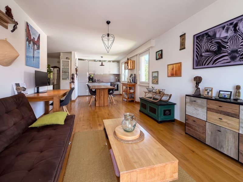 Appartement loué de 2.5 pièces avec balcon au coeur du village (2)