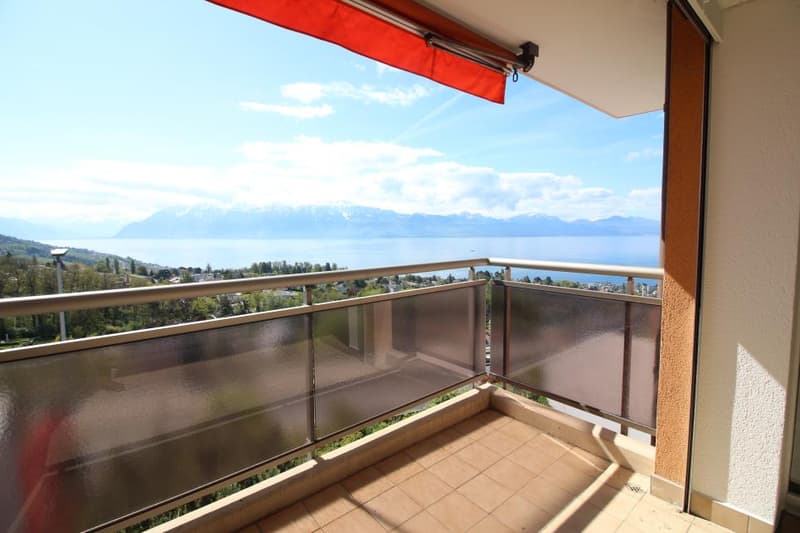 Magnifique appartement de 3.5 pces avec vue sur le lac et les Alpes (1)