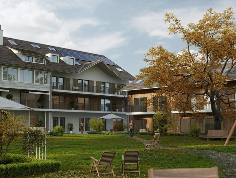 Duplex neuf, lumineux, 2 balcons à au centre de Palézieux Village, 20 min de Lausanne (1)
