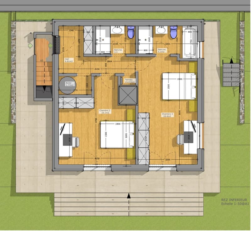Chalet nouvelle technologie en résidence principale à Ovronnaz/VS (2)