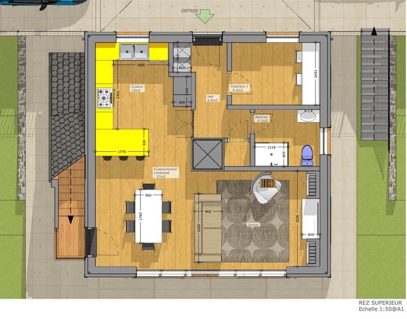 Chalet nouvelle technologie en résidence principale à Ovronnaz/VS (3)
