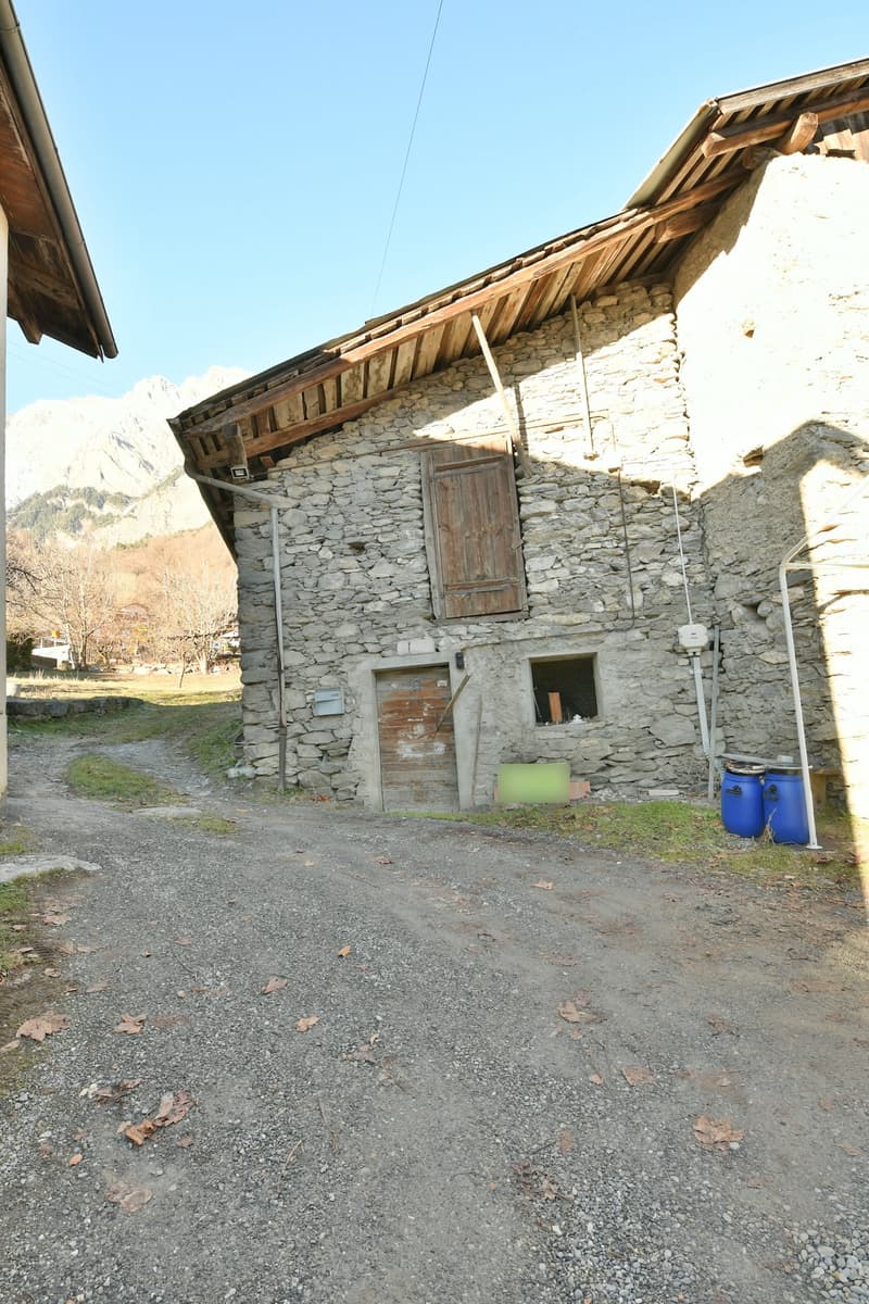 A saisir à Chamoson/VS, propriété composée de 3,5 parcelles, 1 maison et 1 grange (15)
