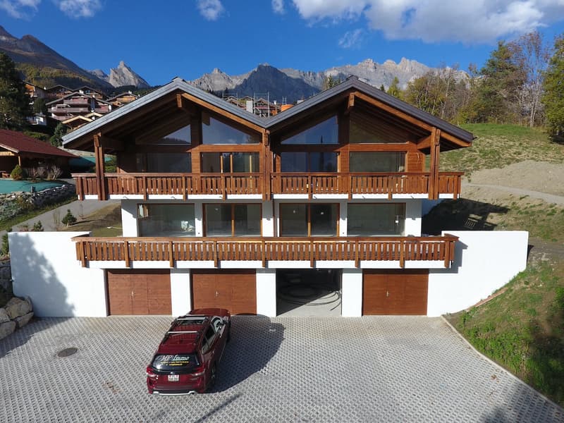 A saisir : Splendide appartement avec terrasse sud & pelouse, immeuble de standing à Ovronnaz/VS