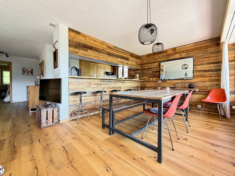 Très sympathique appartement de 4.5 pièces entièrement rénové à Ovronnaz/VS (2)