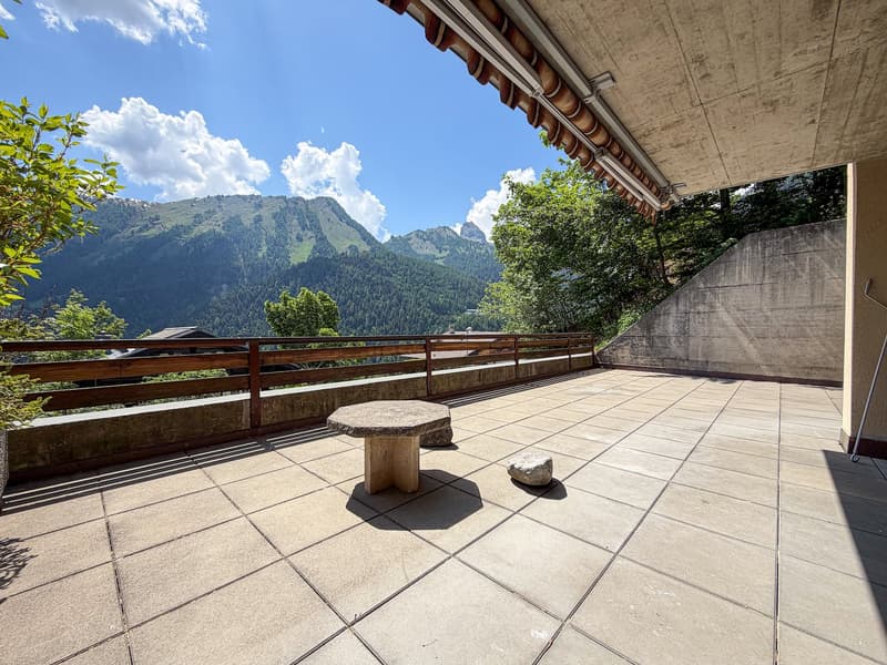 Appartement 2.5 pièces rénové avec grande terrasse sud et ouest à Ovronnaz/VS (9)