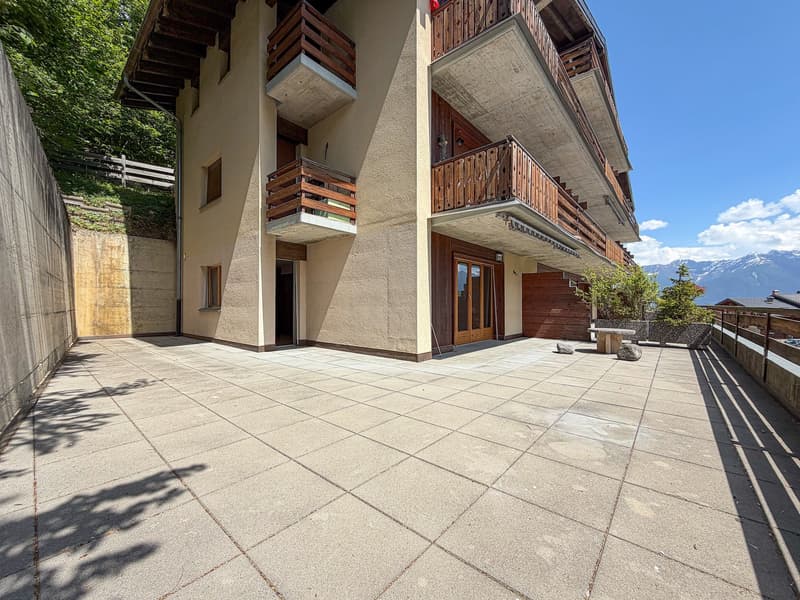 Appartement 2.5 pièces rénové avec grande terrasse sud et ouest à Ovronnaz/VS (10)
