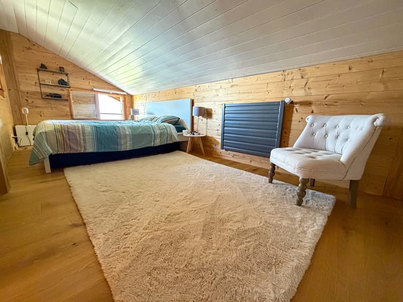 Chalet magnifiquement rénové sur une très belle parcelle plate à Ovronnaz/VS (8)