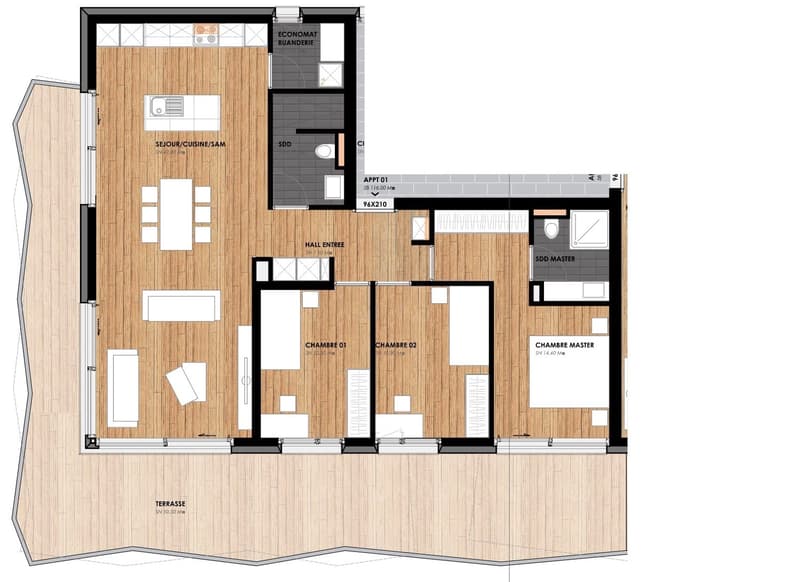 Superbe appartement de 4.5 pièces en construction idéalement situé à Leytron/VS (5)