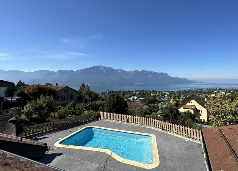 Magnifique villa vue lac et piscine (4)