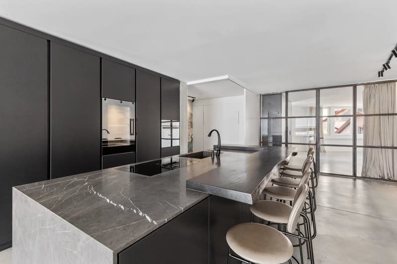 Bel appartement / loft au 4ème étage de 2.5 pièces avec possibilités d'en faire à 3.5 pièces de 150m2 (2)