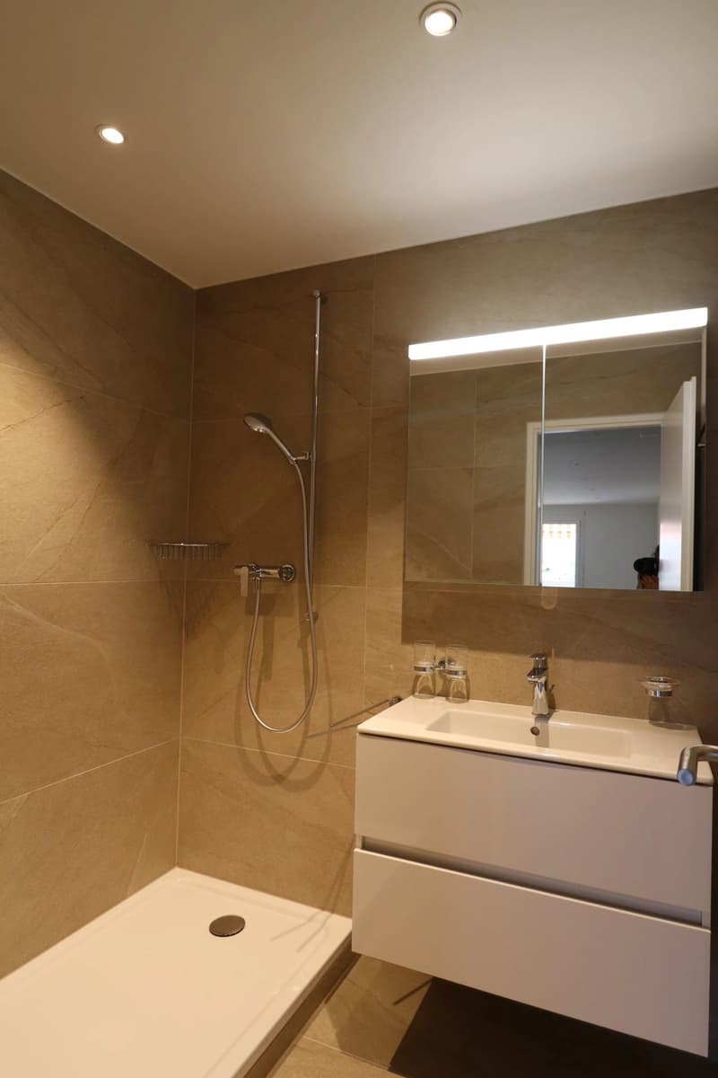 Bel appartement rénové de 3 pièces au 4ème étage. (6)