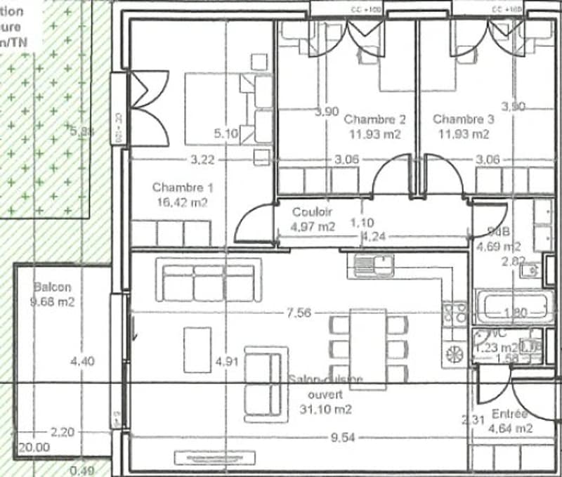 Nouvelle construction proposant des appartements de 4,5 pièces. (2)