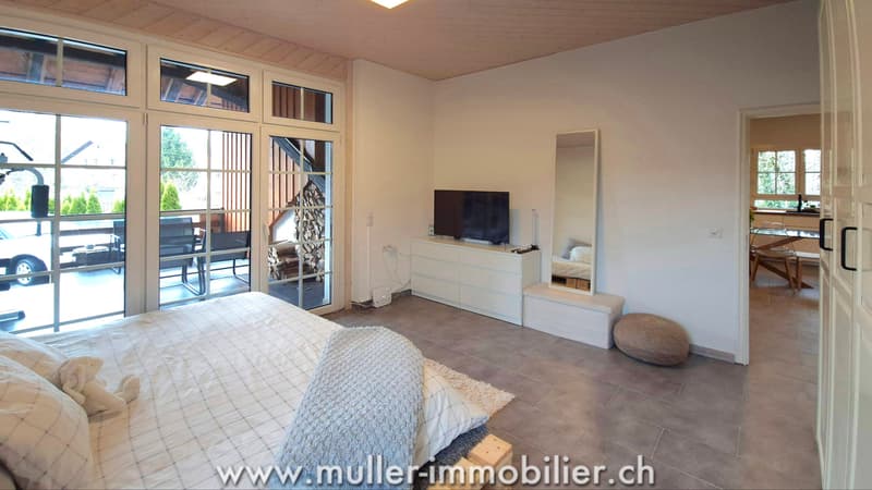 Appartement rénové avec jardin dans un ancien moulin, à Carrouge VD (4)