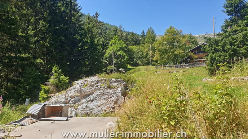 Terrain constructible avec permis en force à Savièse (4)