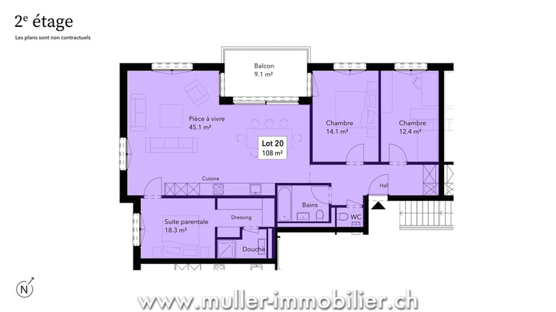Bel appartement lumineux avec balcon, financement avantageux ! (5)