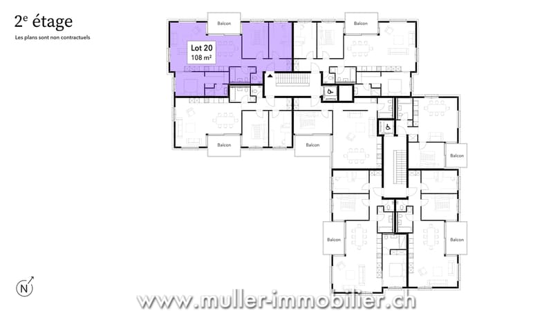 Bel appartement lumineux avec balcon, financement avantageux ! (4)