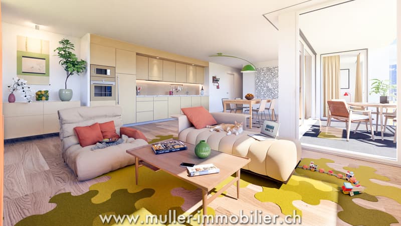 Découvrez ce charmant 3,5 pièces, situé au 2e étage d'un bel immeuble! (2)