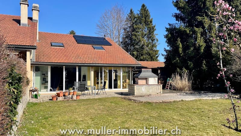 Sympathique villa contiguë en Gruyère (1)