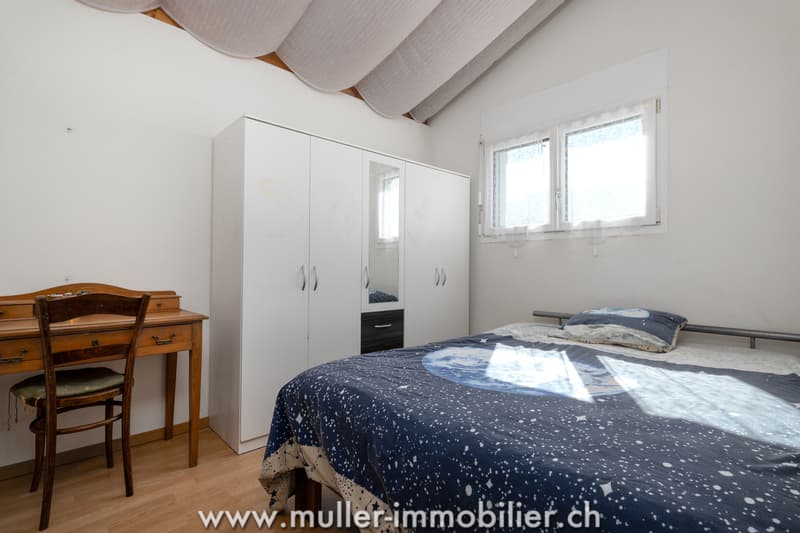 Villa jumelle avec grand terrain et superbe vue à Ollon (9)