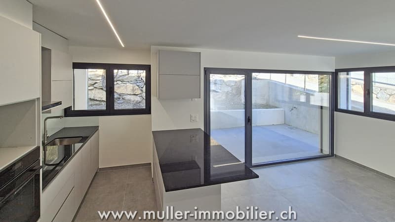 Appartement  neuf en duplex avec une vue splendide proche de Sion (2)